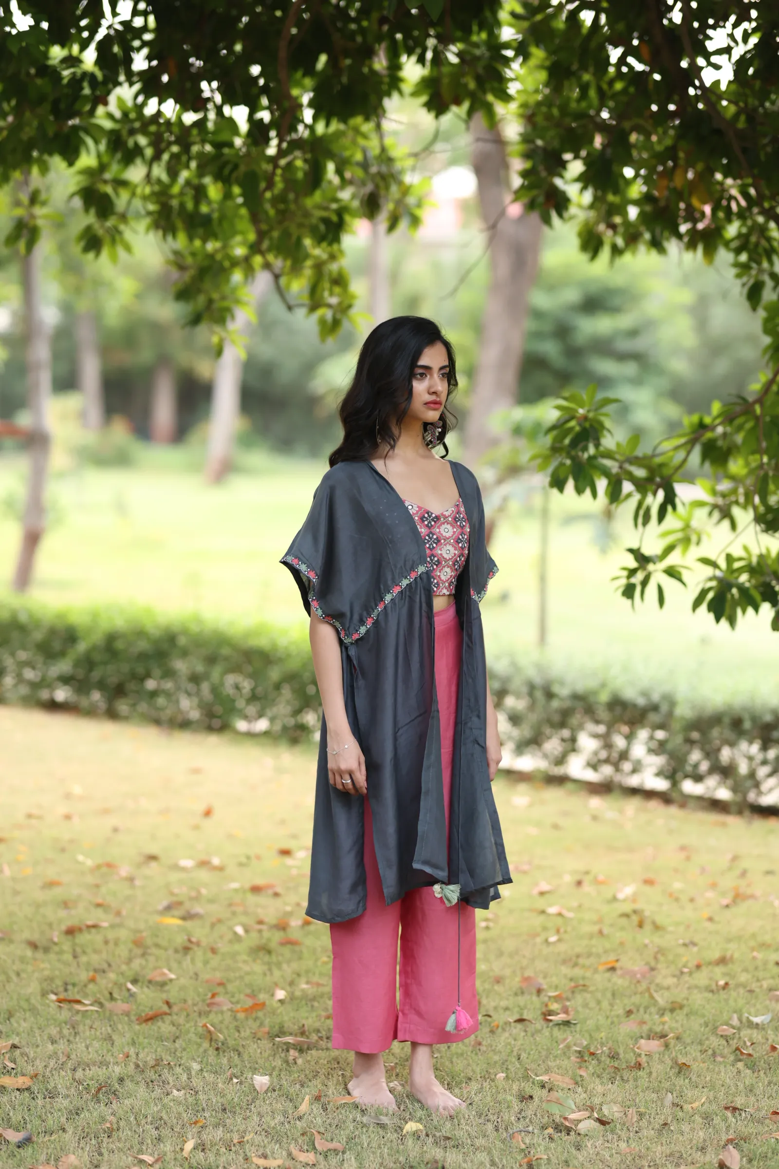 Samara bustier with pant & shrug